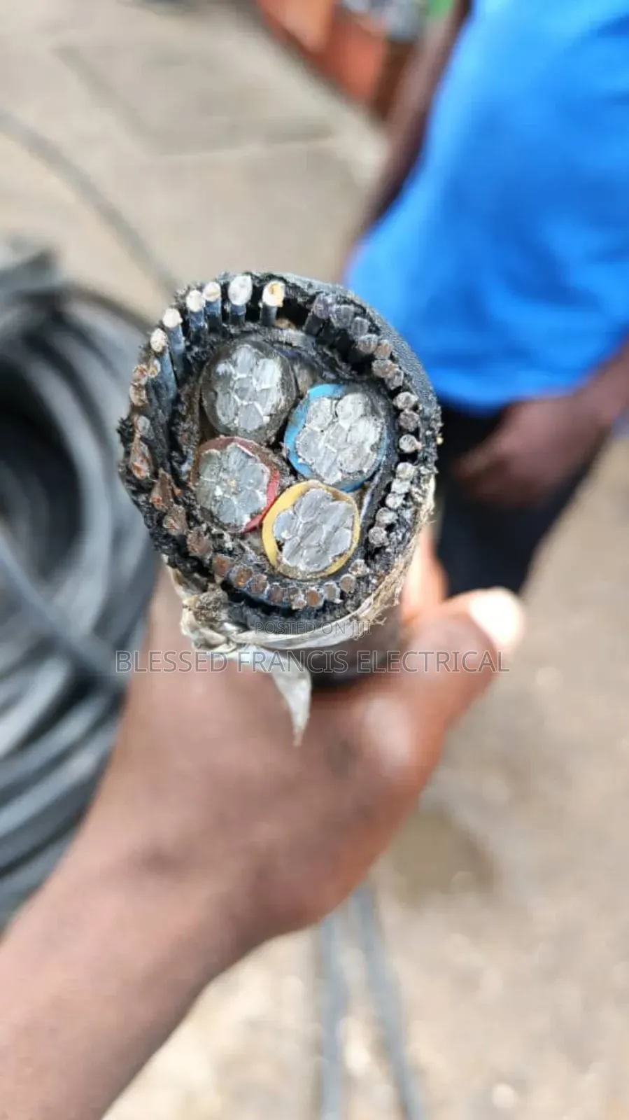 4x50mm Aluminum Amored Cable