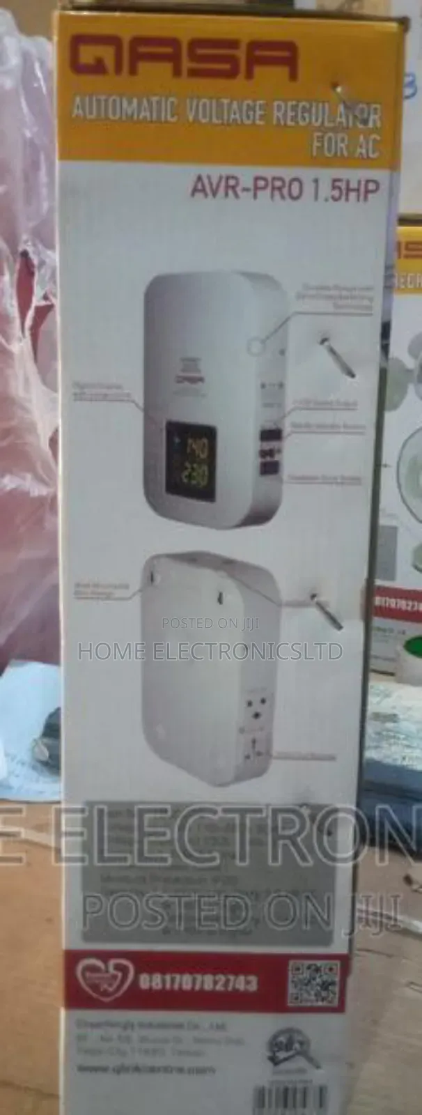 Qasa Wall Mounted Stabilizer 2000w