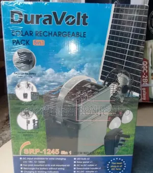 Duravot Soler Rechargeable With Fan and Panel 5in1