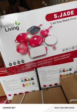 Healthy Living Cast Dutch Iron Set( 7set)
