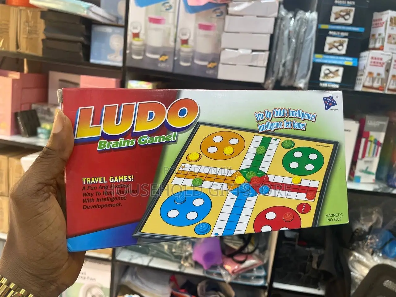 Foldable Magnetic Ludo Game Board