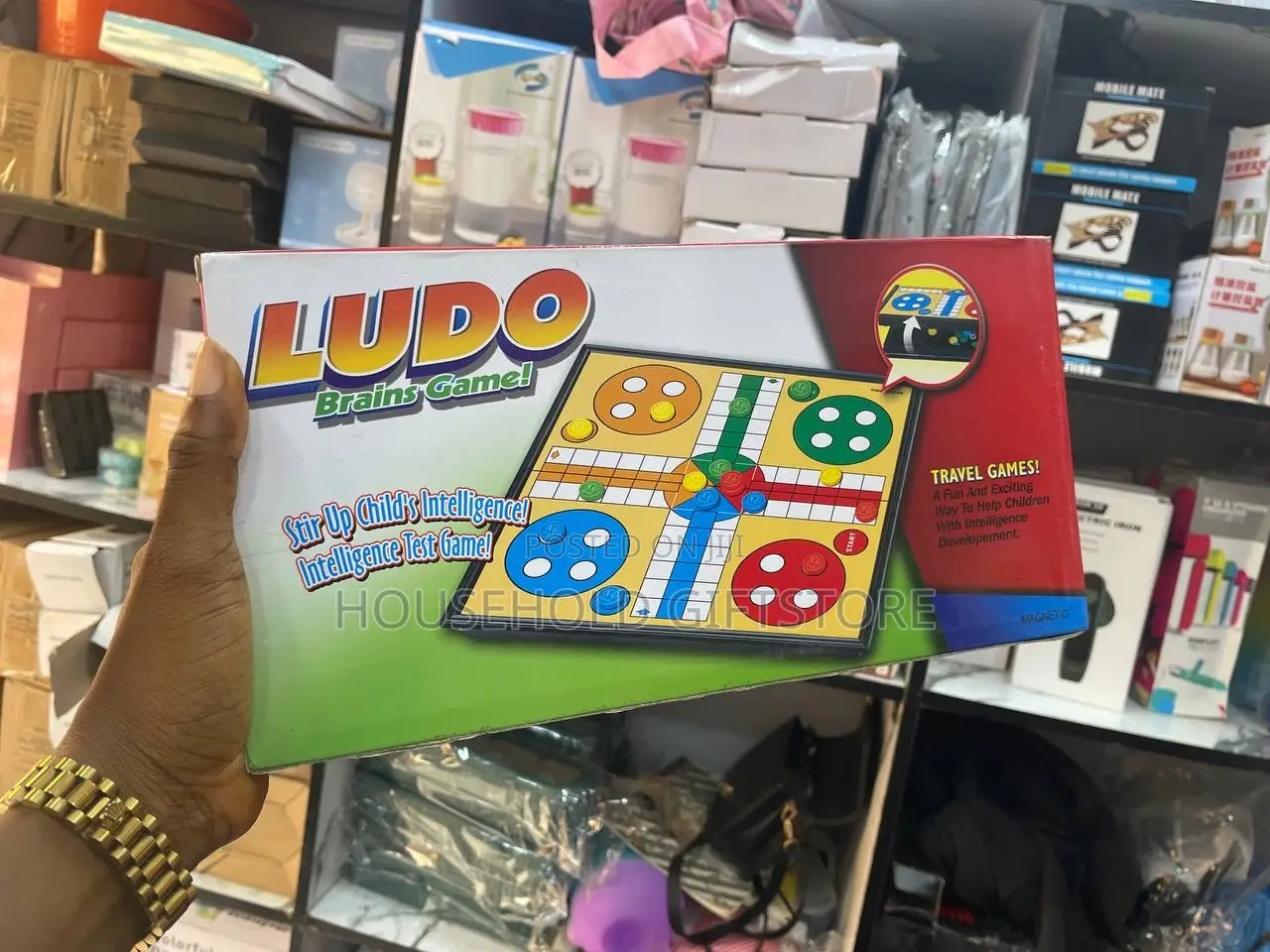 Foldable Magnetic Ludo Game Board