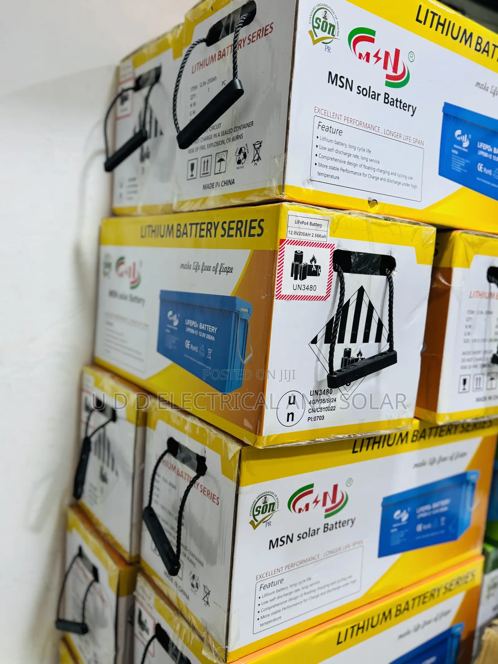 200ah MSN Lithium Battery Series Very Strong and Quality