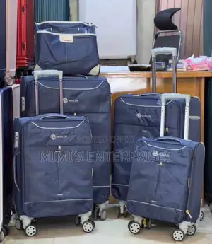 Spacious Luggage Set Fabric