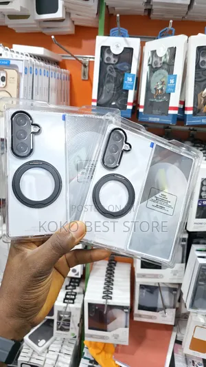 #Samsung Galaxy #Fold 7 Transparent With #Magsafe and Stand