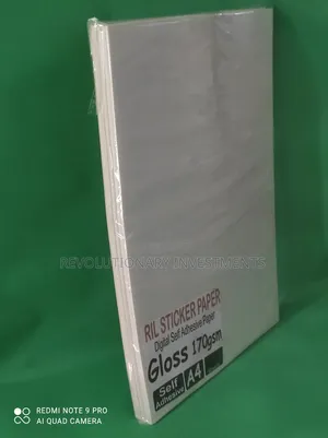 Inkjet/Laser Sticker Paper, 100 Sheets