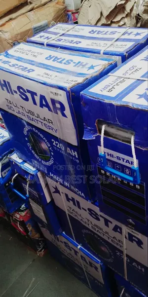220ah/12v Tall Tubular Battery India Made Available in Stock