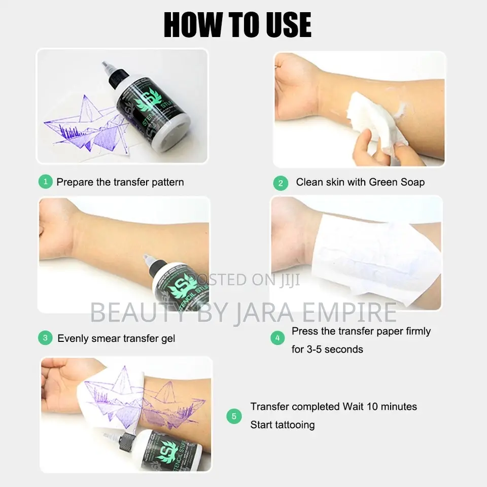 Tattoo Transfer Stencil Cream