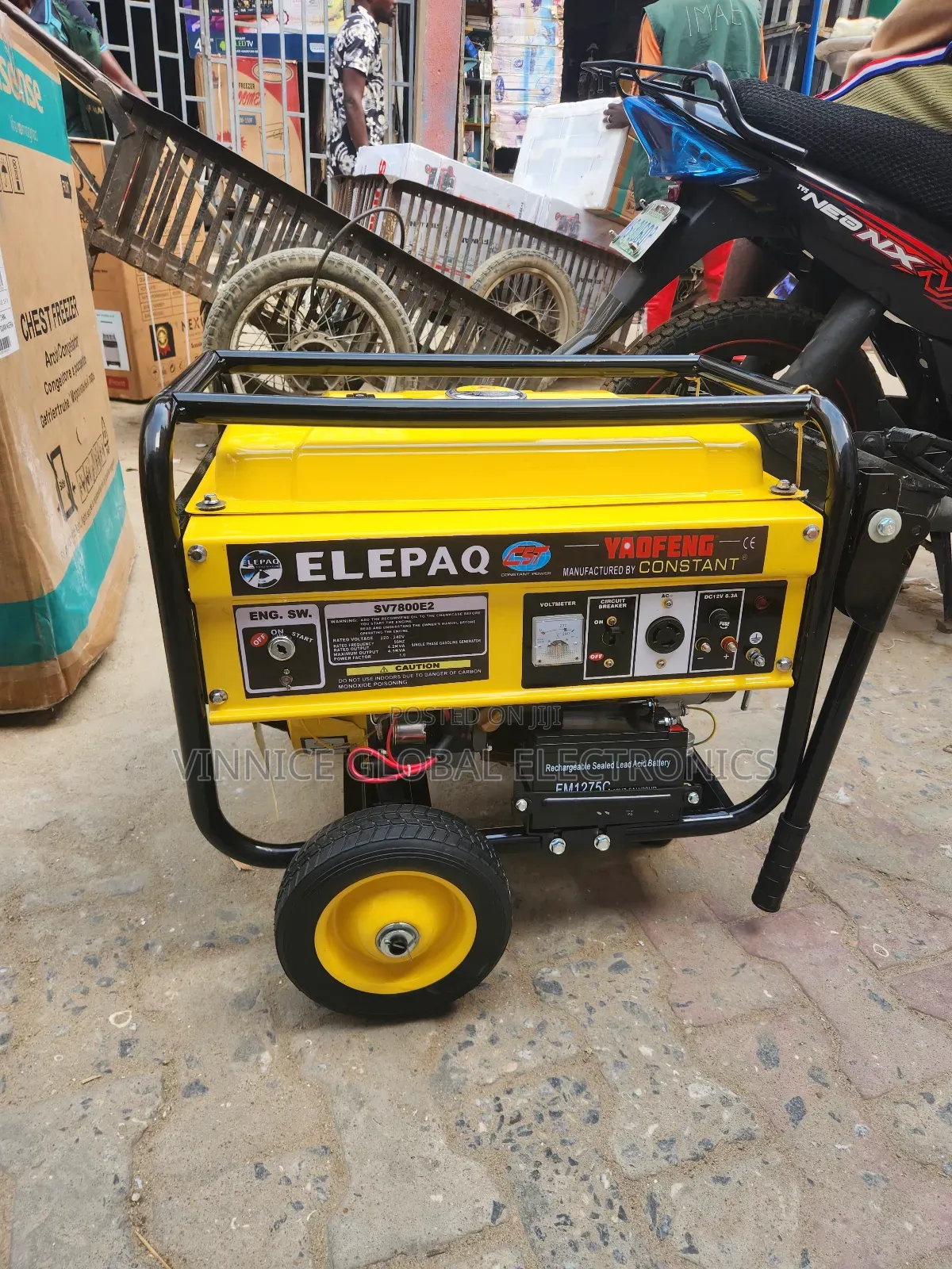 4.5kva Elepaq Constant Generator Set Key Start Copper Coil