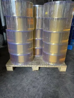 3mm X 200mm X 50m Transparent White PVC Curtains for Factory