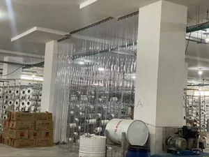 Transparent White 3mm X 200mm X 50m PVC Curtains Industrial