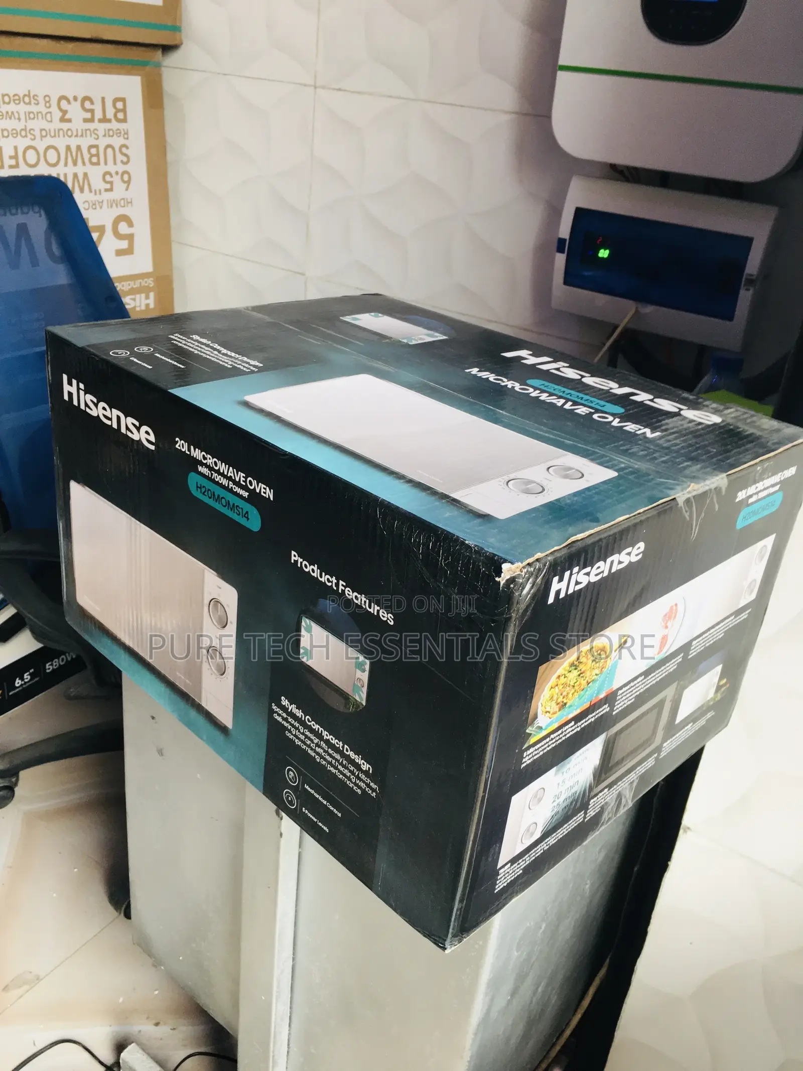 New Hisense 20liters Silver Microwave Oven