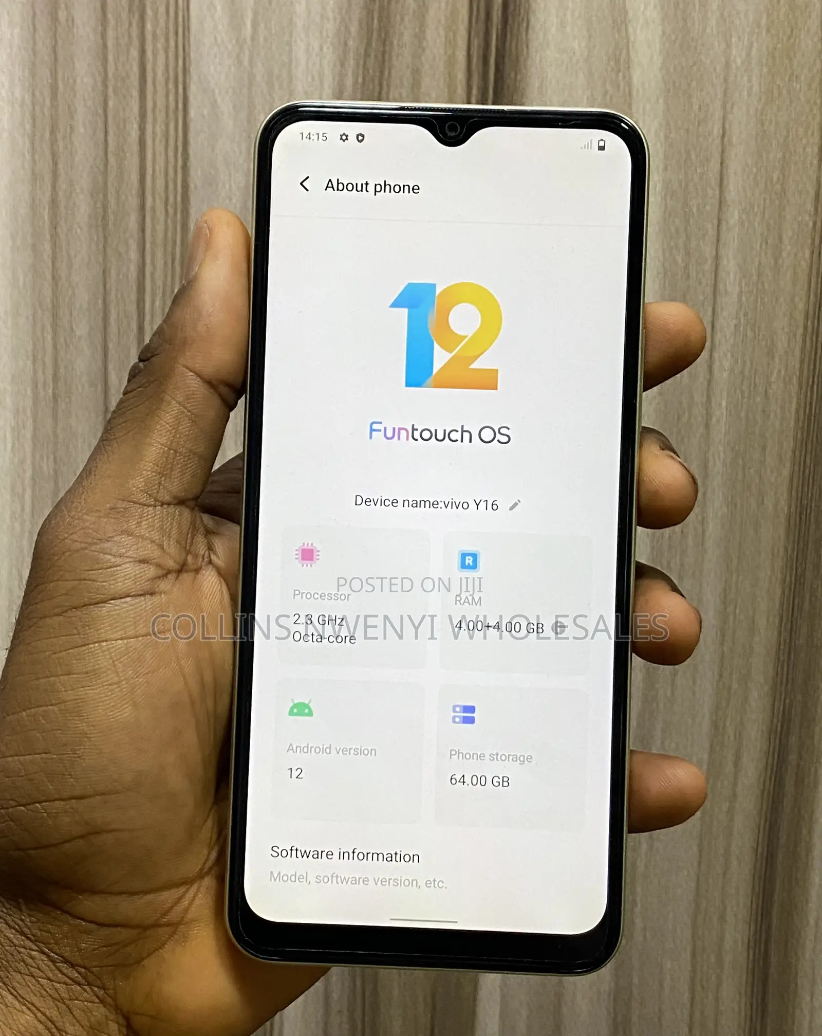 Vivo Y16 64 GB Gold