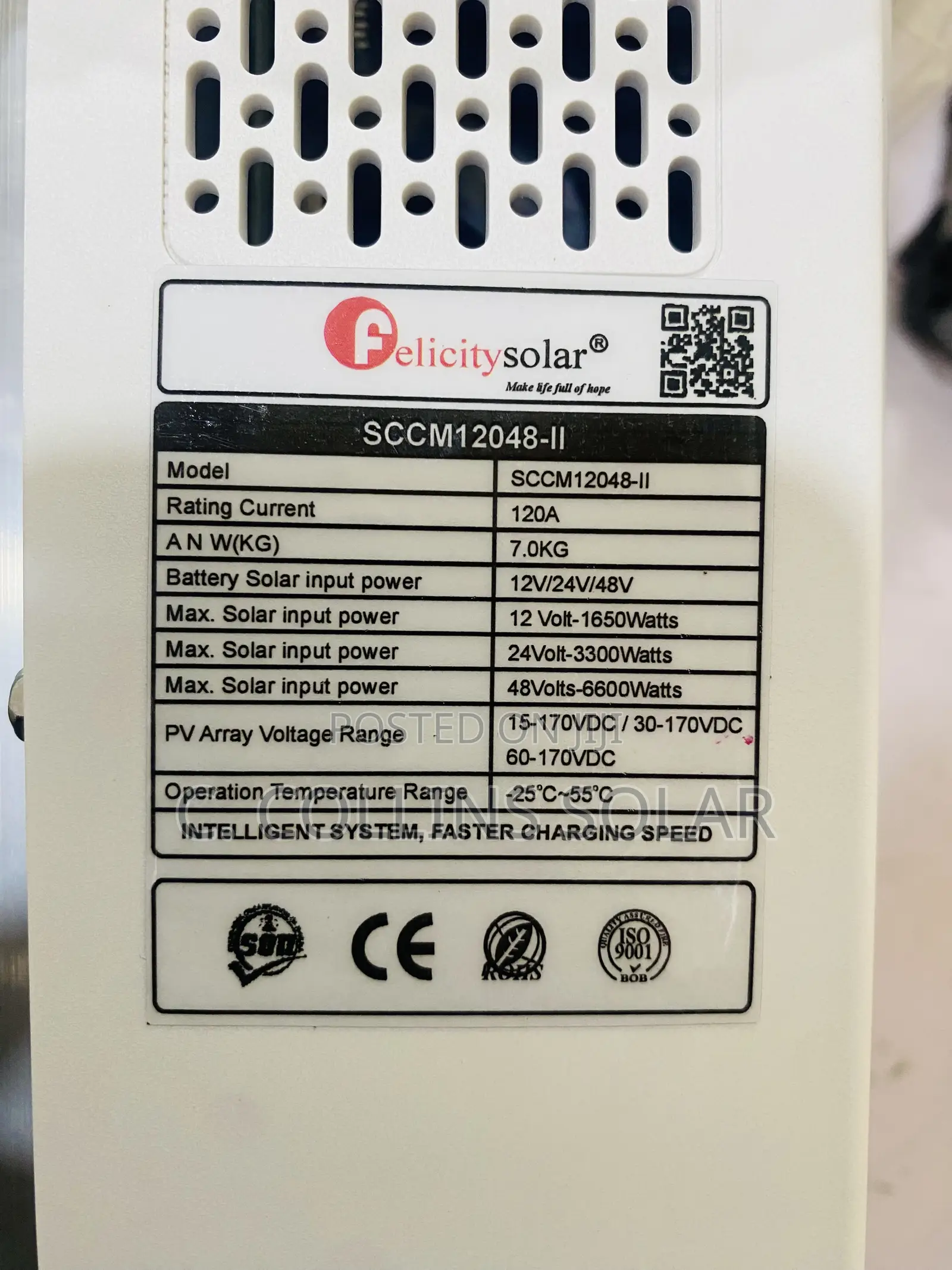 120a Felicity Charge Controller