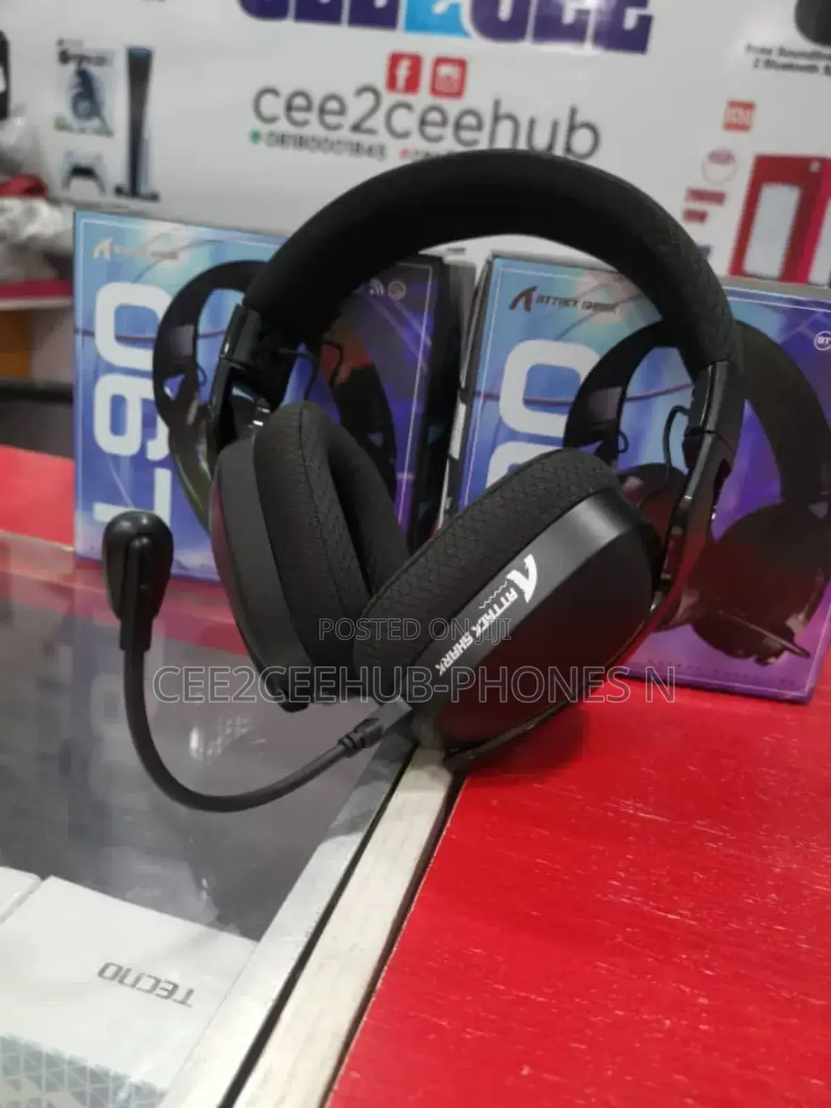 Attack Shark Gaming Wired/ Wireless Headset With Mic