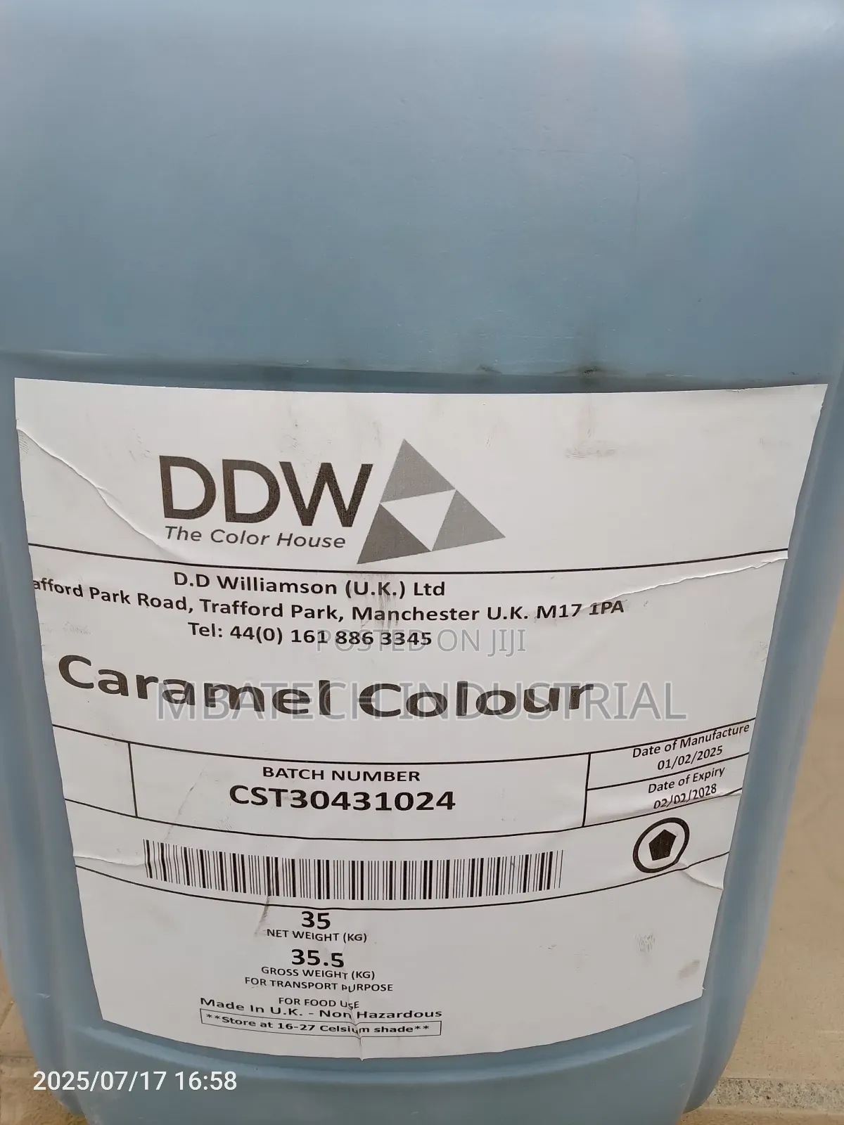 Caramel Colour 35kg