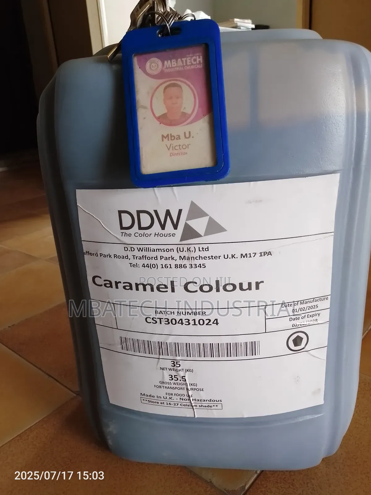 Caramel Colour 35kg