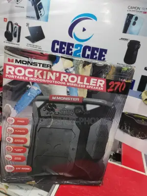 Monster Rockin Roller Indoor-outdoor 200w Bluetooth Speaker