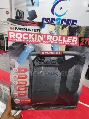 Monster Rockin Roller Indoor-outdoor 200w Bluetooth Speaker
