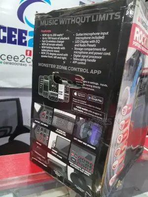 Monster Rockin Roller Indoor-outdoor 200w Bluetooth Speaker