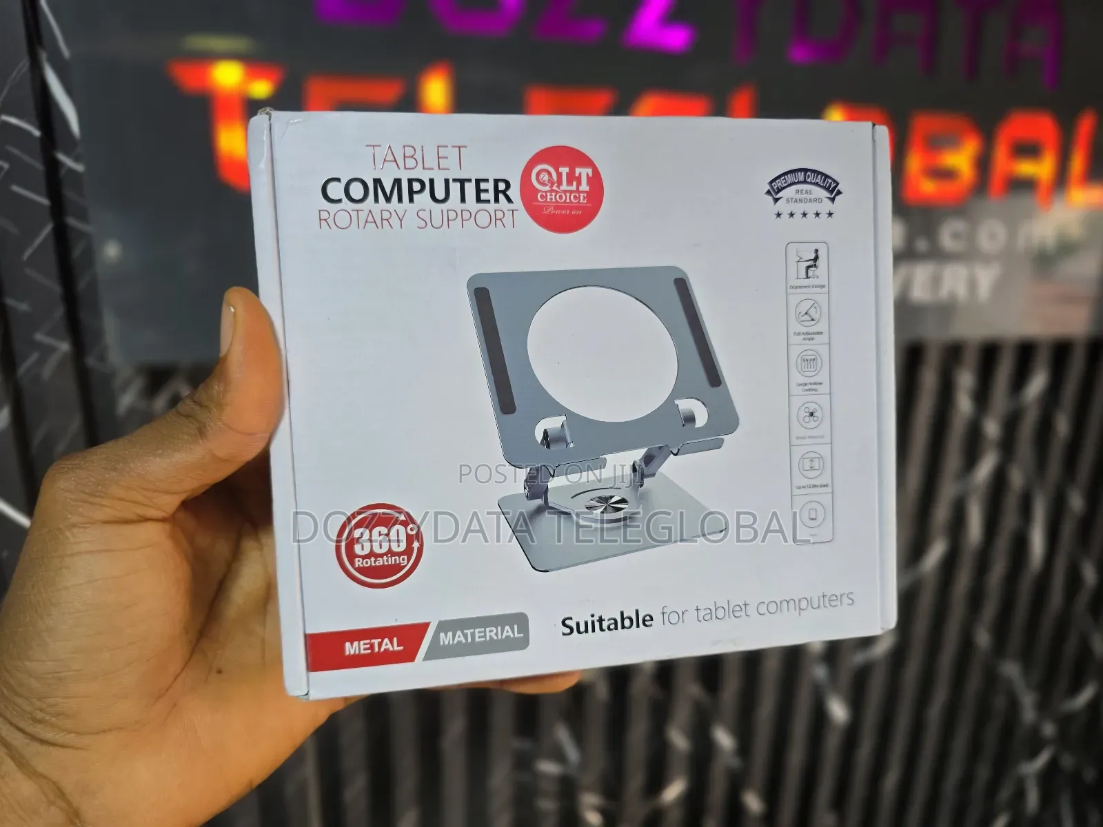 QLT Choice Tablet, Phone, Computer Rotary Support Stand.