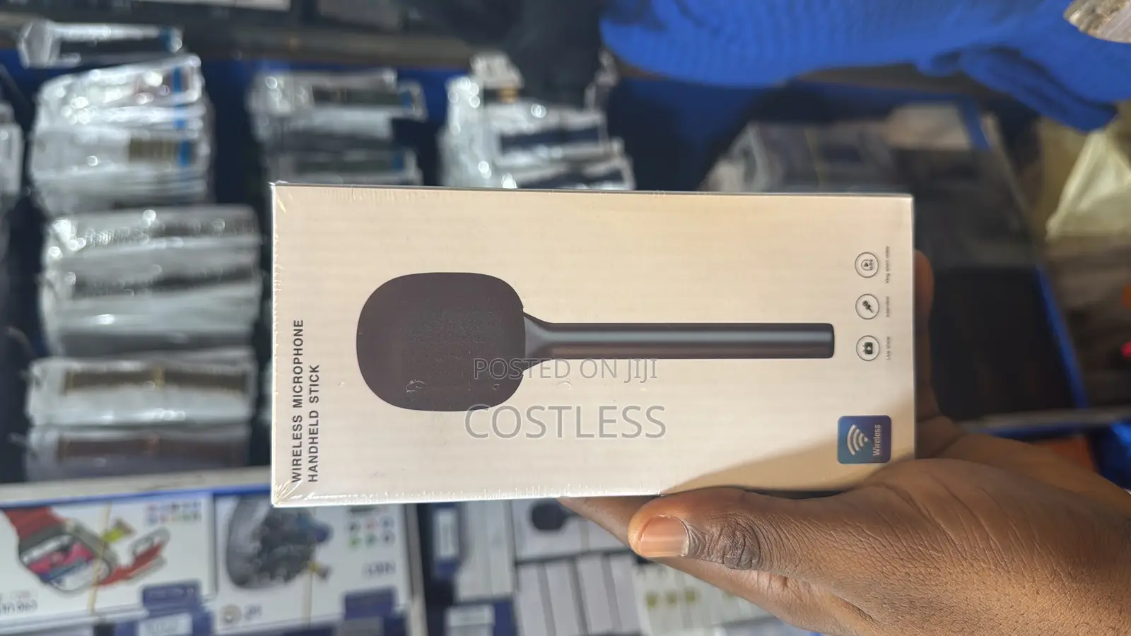 Hand Held Universal Wireless Interview Microphone Adapter