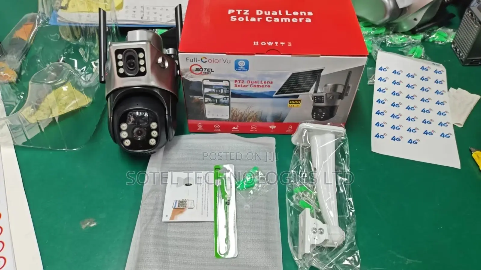 4g/5g Solar Powered CCTV Camera