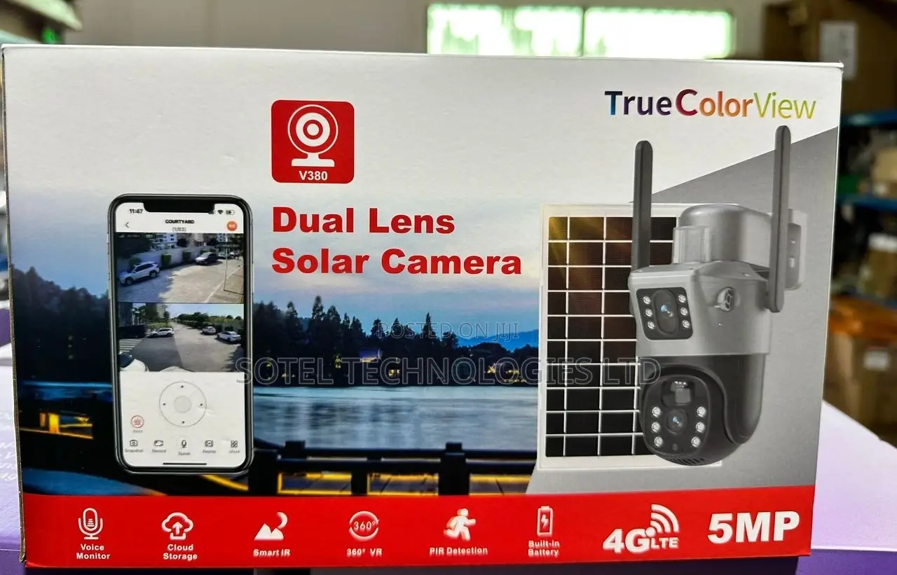 4g/5g Solar Powered CCTV Camera