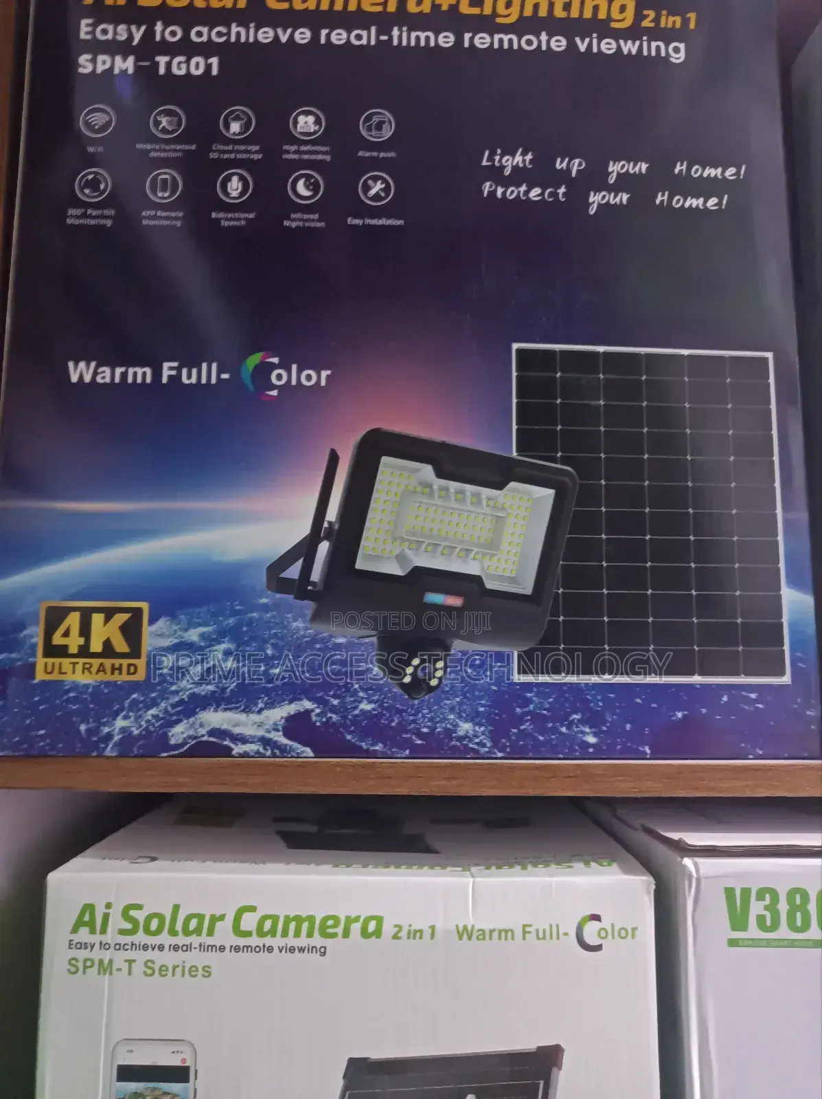 High Quality Ai CCTV Camera Lighting Flood Light