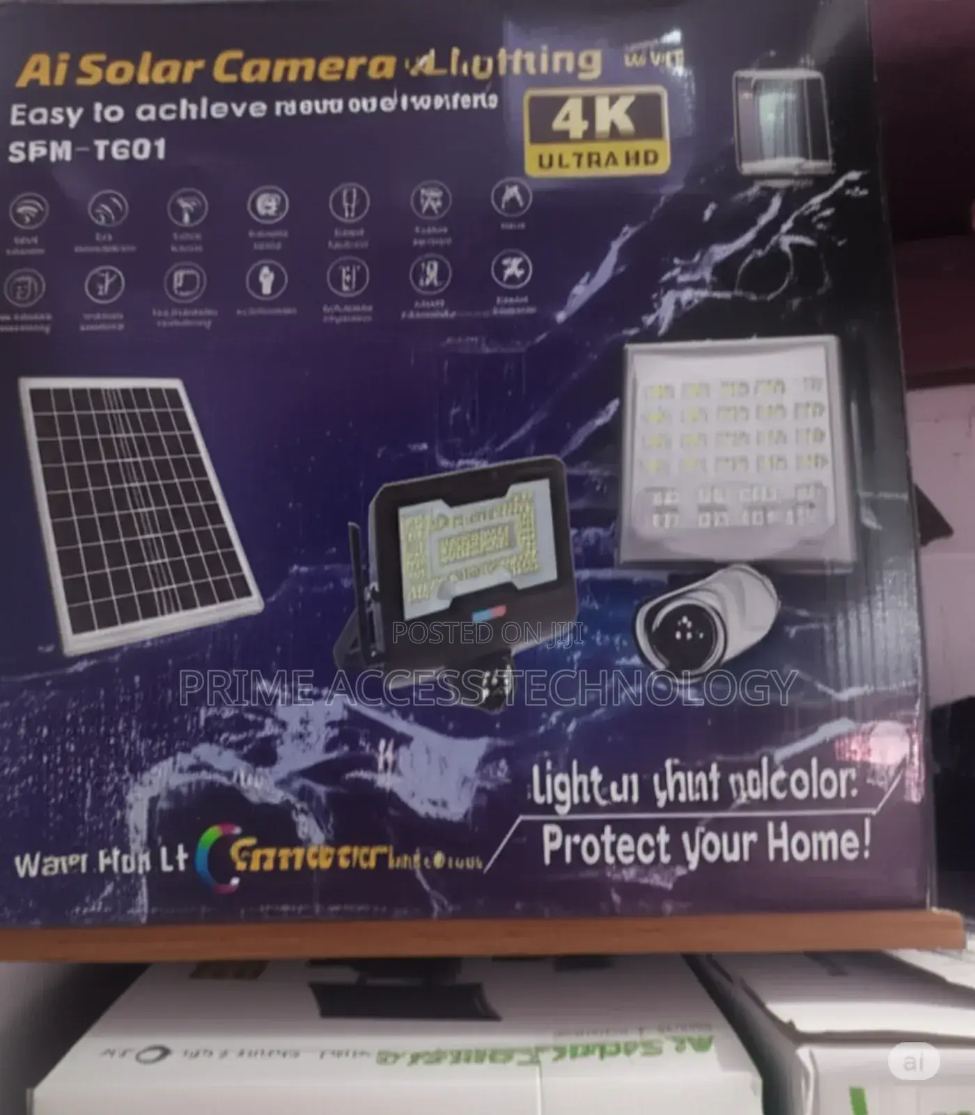 High Quality Ai CCTV Camera Lighting Flood Light