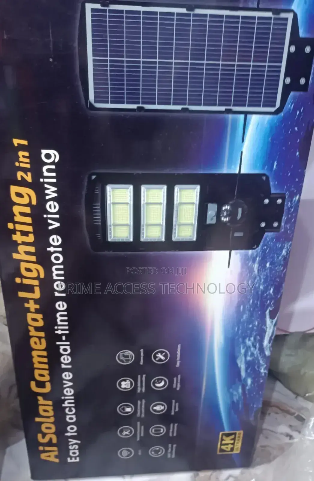 Wireless 4 Eyes Views Solar CCTV Easy Setup 24/7 Protection