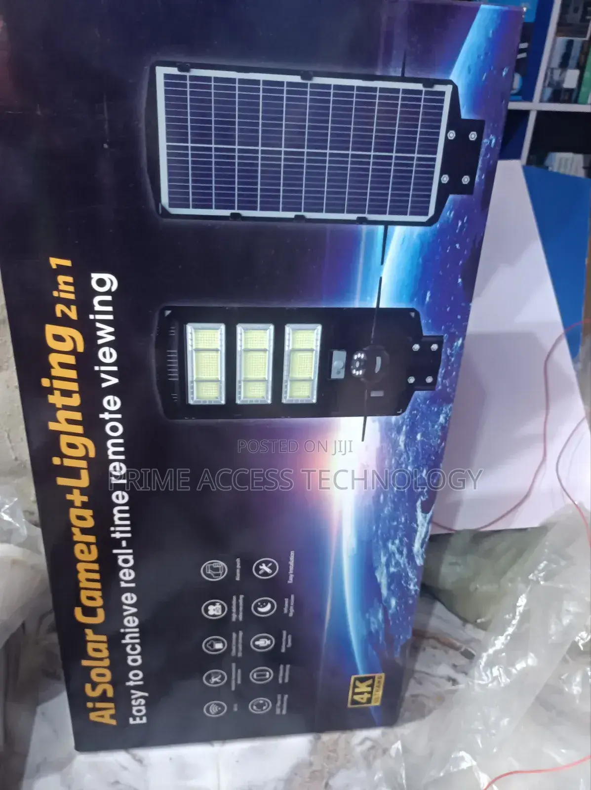 Prime Solar Camera Plus Lighting Two in One