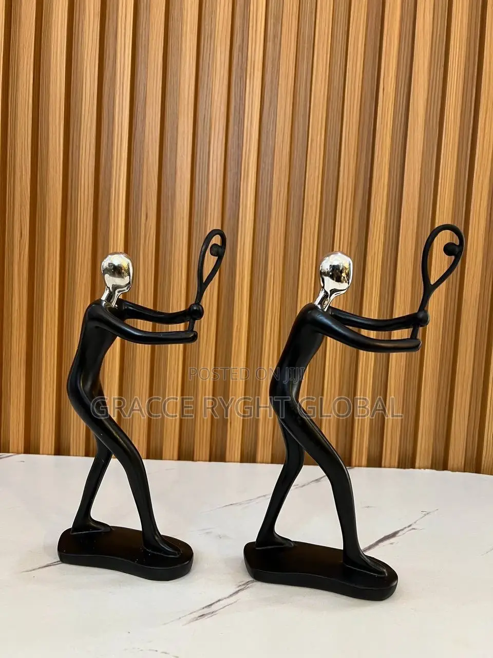 Sports Man Figurines Shelf Decor