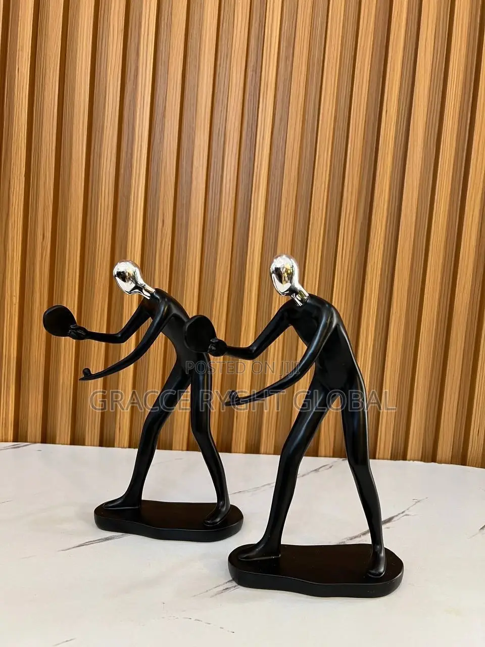 Sports Man Figurines Shelf Decor