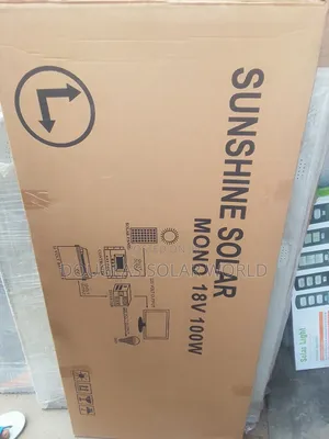 Sunshine Solar Panel 100w 18v
