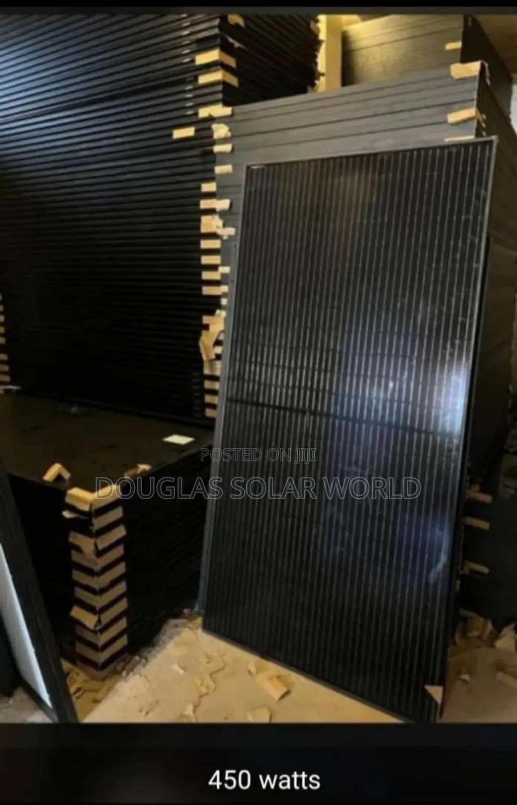 Longi Solar Panel Black Frame Half Cut 450w