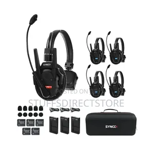 Synco Xtalk Xpro5 Wireless Intercom 5 Headset System