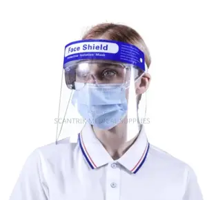White Elastic Face Shield for Everyday Nigerian Protection