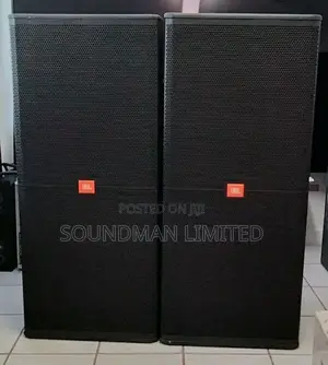 Pair of JBL Dual 15" Speaker Full Range 2 Way Loudspeaker Srx725
