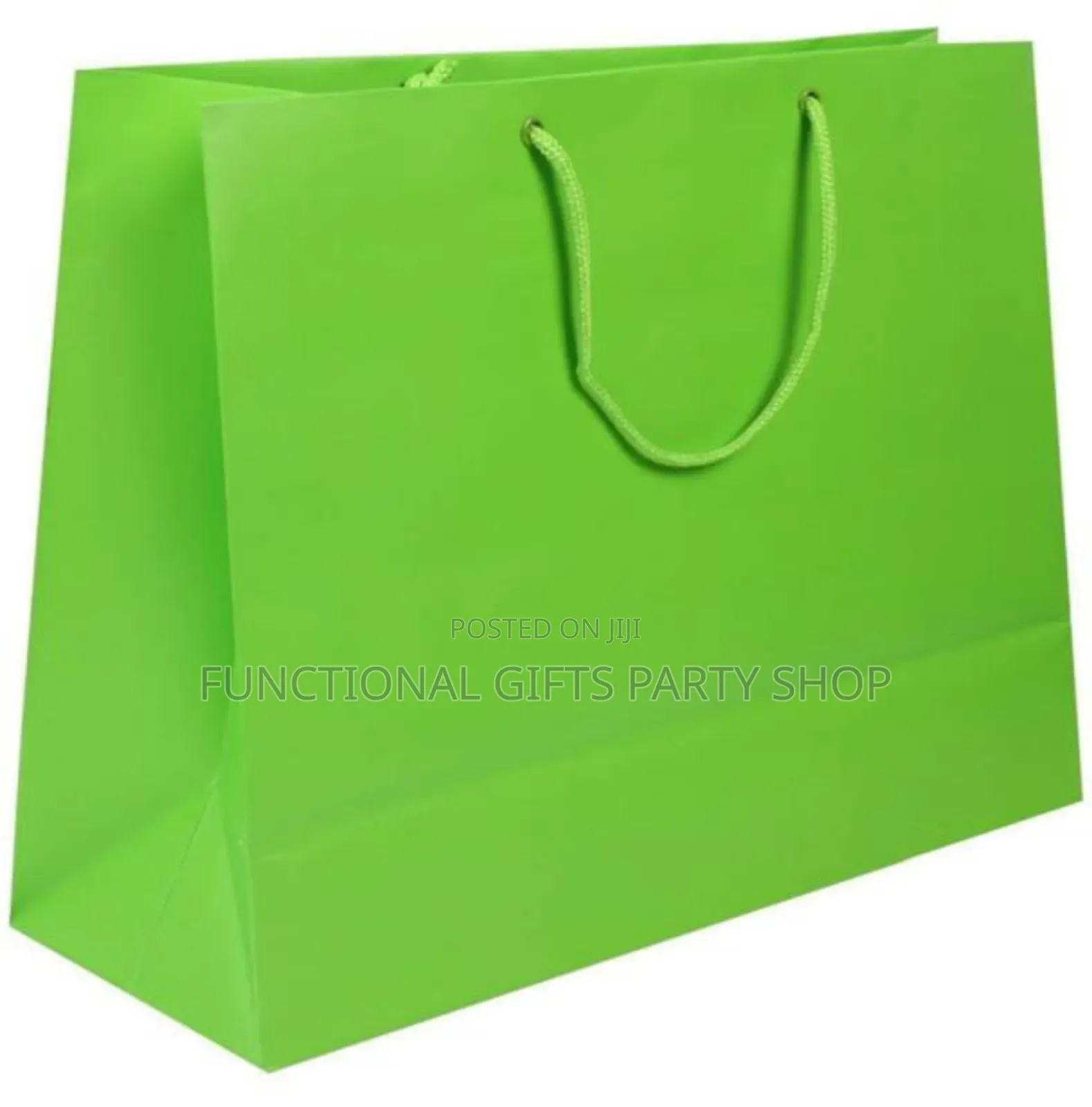 Lemon Green Kraft Bag