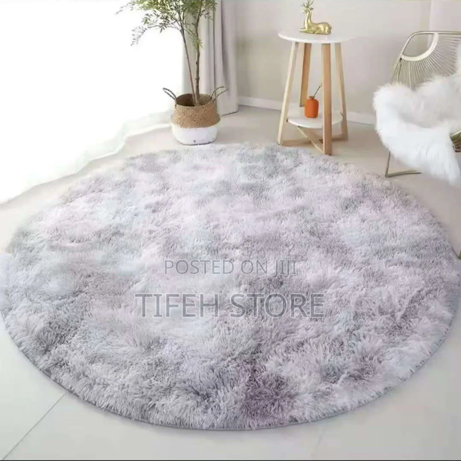 Plush Soft Fluffy Center Rug
