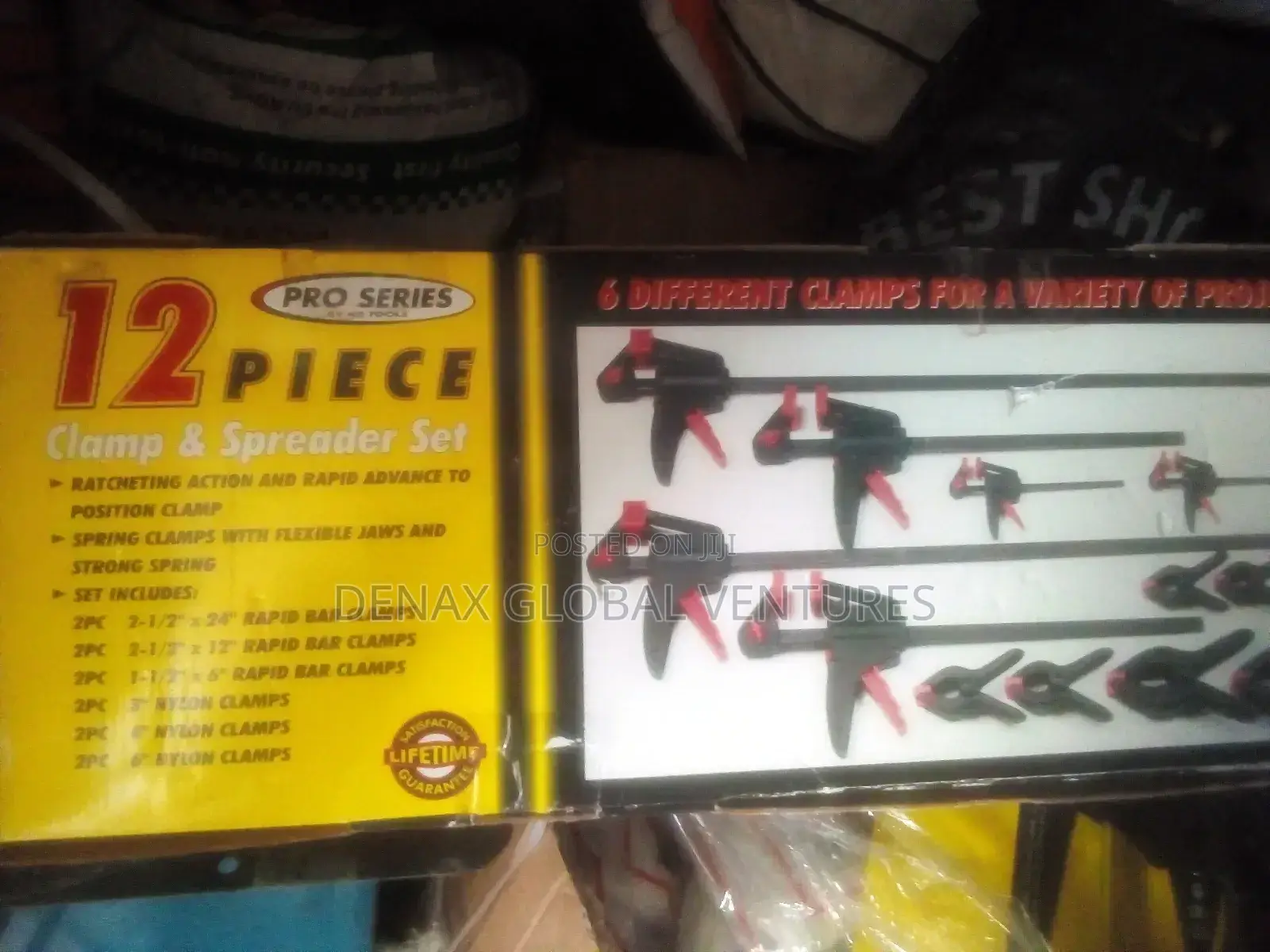 12pcs Clamp and Spreader Set