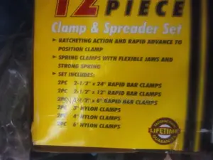 12pcs Clamp and Spreader Set