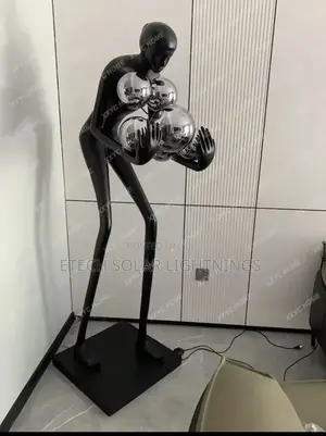 Humanoid Art Sculpture Standing Floor Lamp