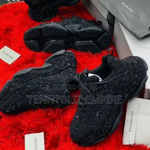 Balenciaga Latest Triple Sole Stone Crested Sneakers
