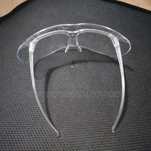 Uv-Resistant Face Shield With Eyeglass Handle