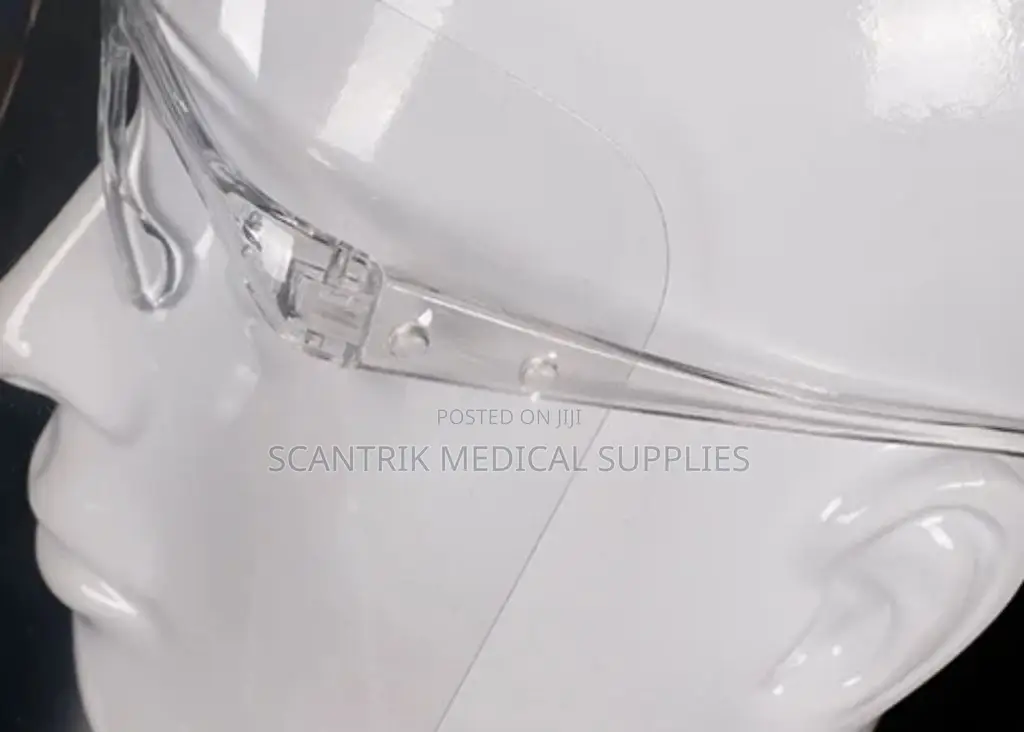 Ultra-Clear Eyeglass Mounted Face Shield
