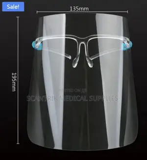 Doctor’S Choice Face Shield With Eyeglass Support