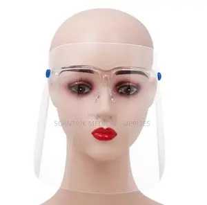 Portable Face Shield With Glasses Arms