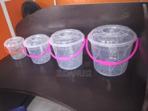 Transparent Bucket With Lid